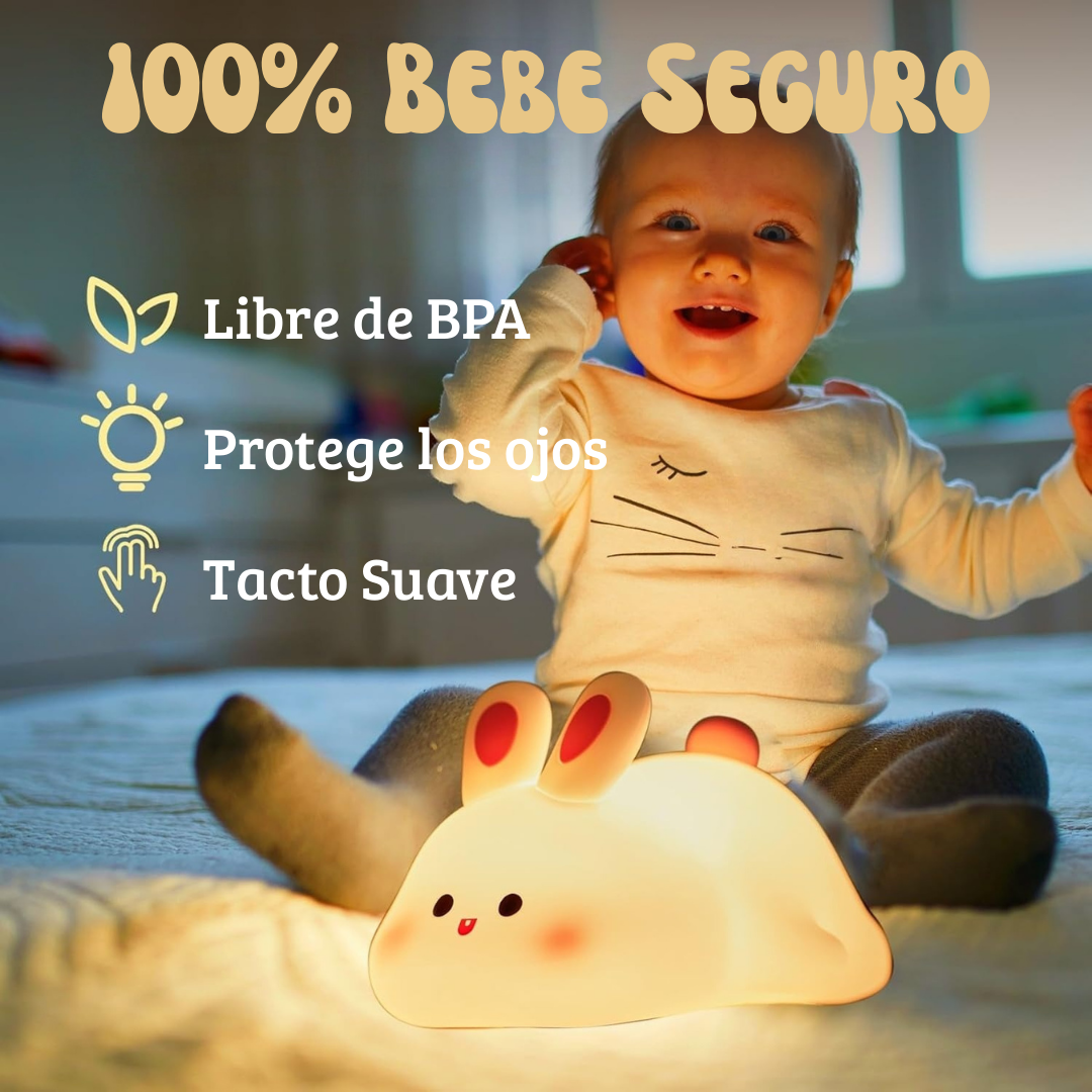 LumyBunny 🐰✨  Lámpara de Silicona LED
