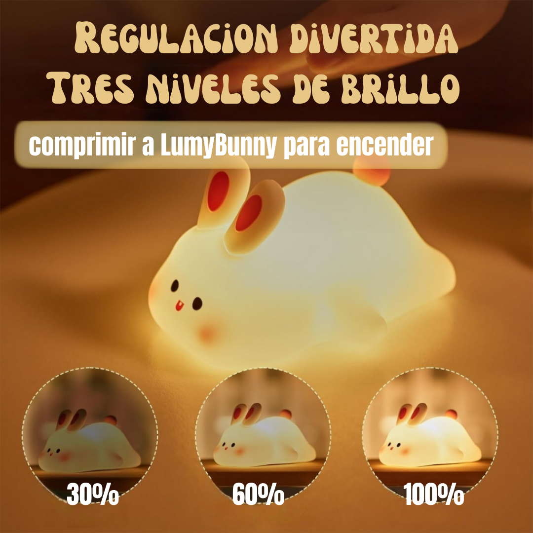 LumyBunny 🐰✨  Lámpara de Silicona LED