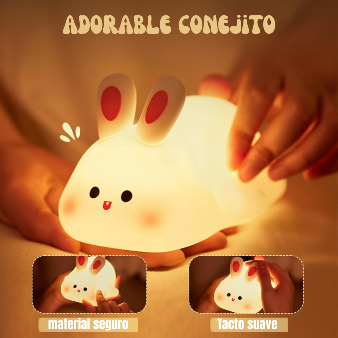 LumyBunny 🐰✨  Lámpara de Silicona LED